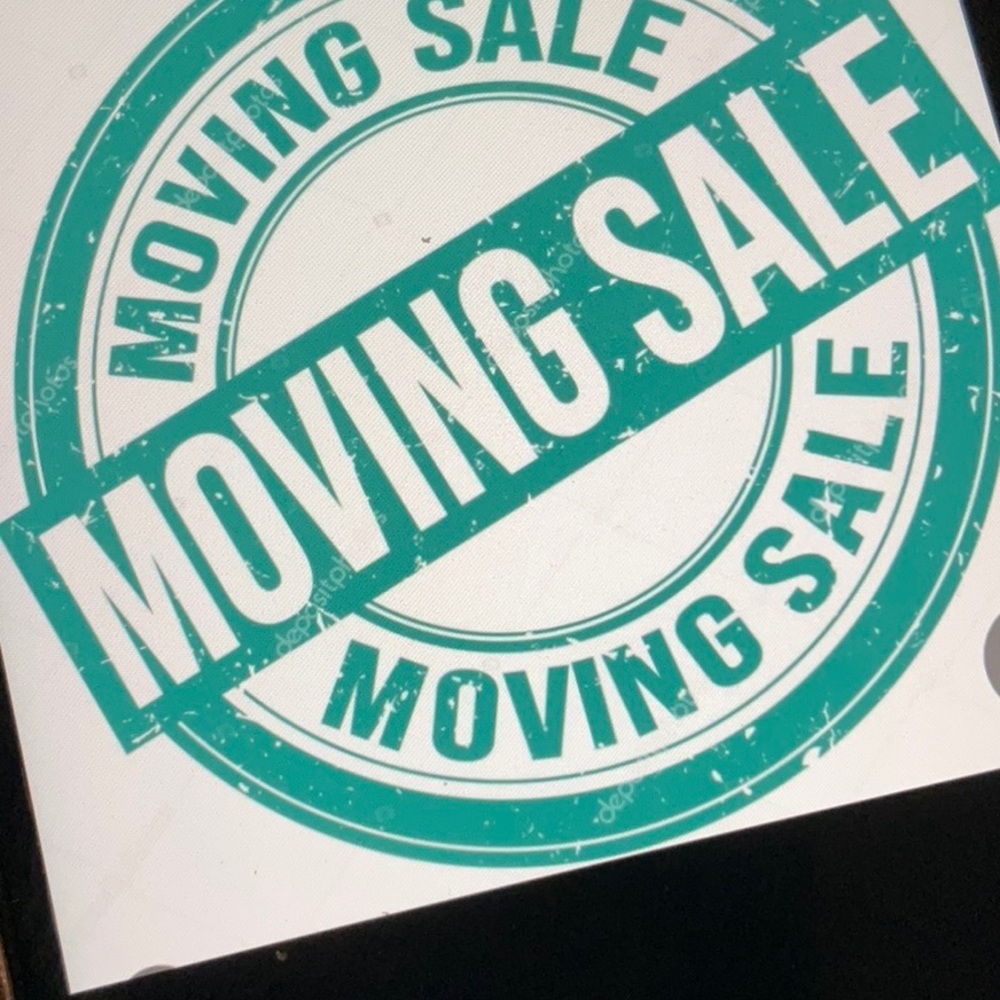 Moving sale.  ❤️ Great deals!